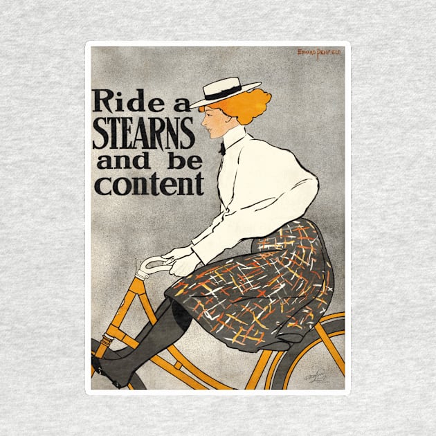 Stearns Bicycles - Vintage Advertising Poster Design by Naves